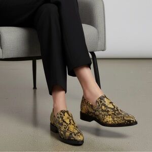 Rebecca Minkoff Pacey snake print loafer 8